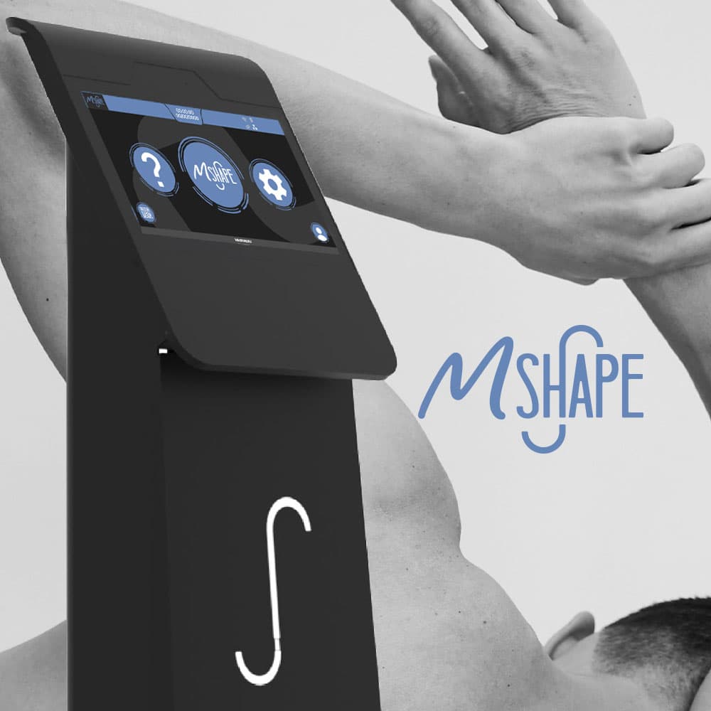 The MShape console during a body treatment