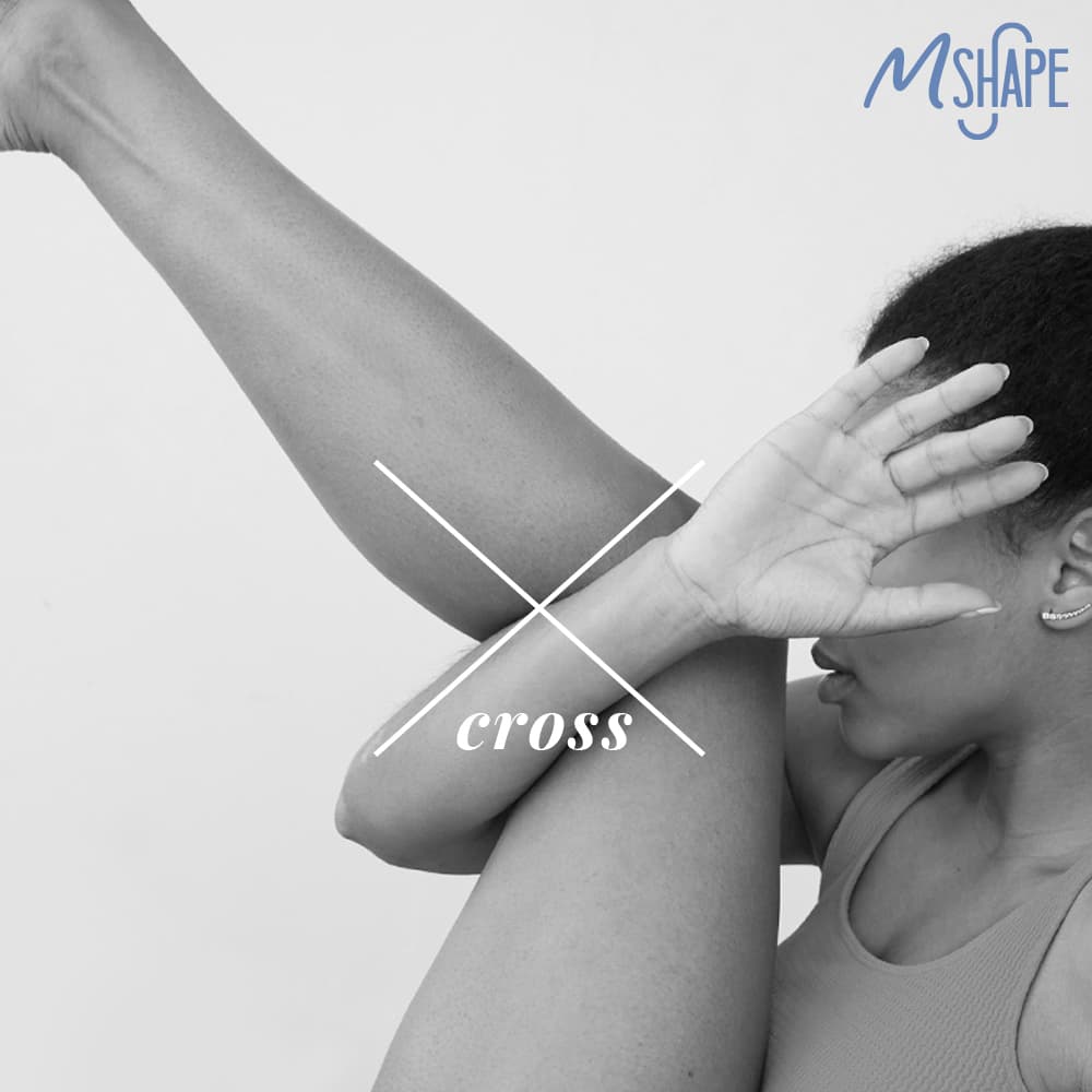 MShape cross muscle action