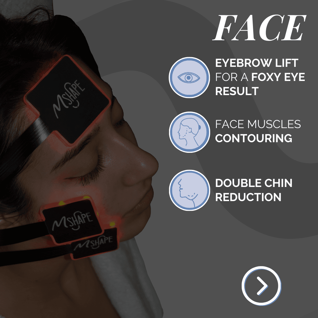 MShape face treatment campaign creative